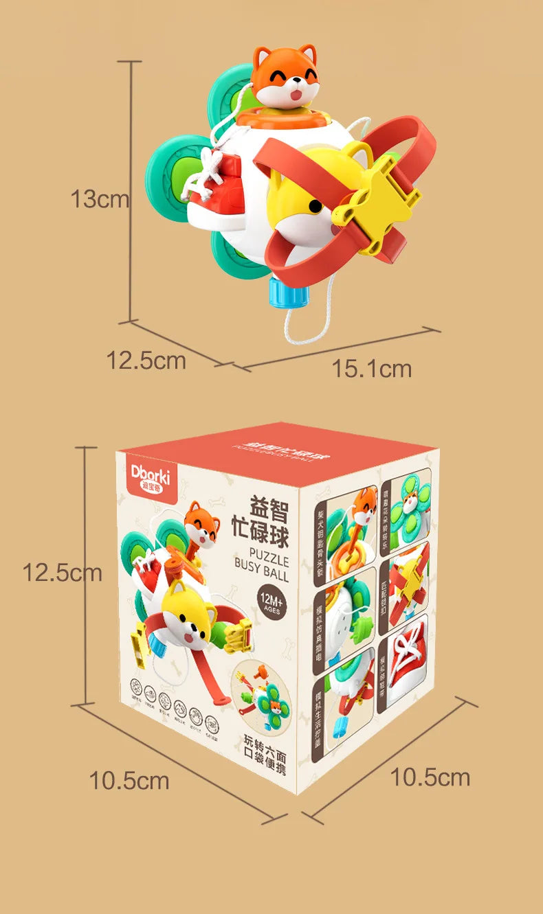 Montessori Sensory Cube Toys