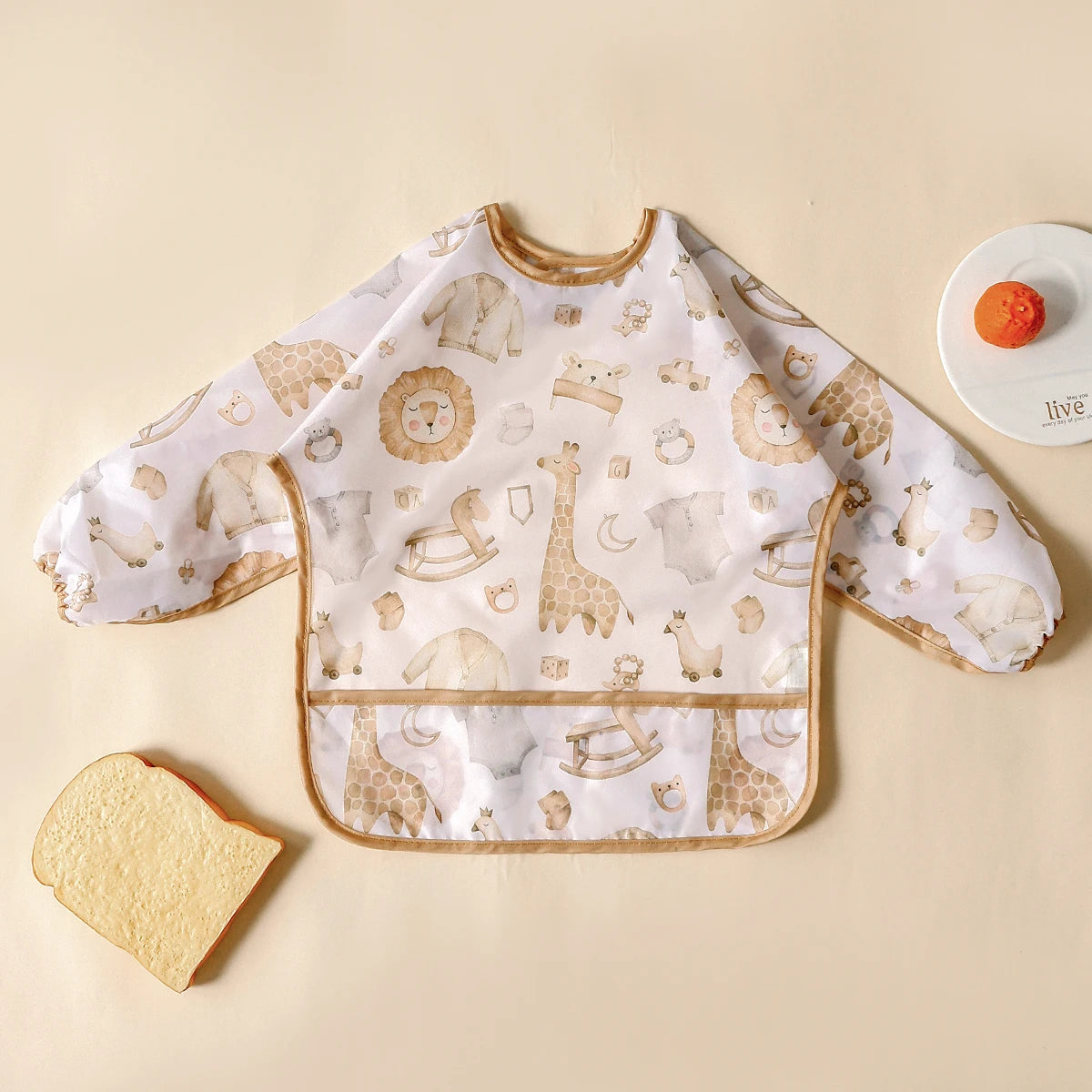 Long-Sleeve Mealtime Smock