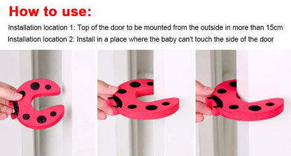 8-Pack Door Finger Pinch Guards - EVA Foam Safety Stoppers