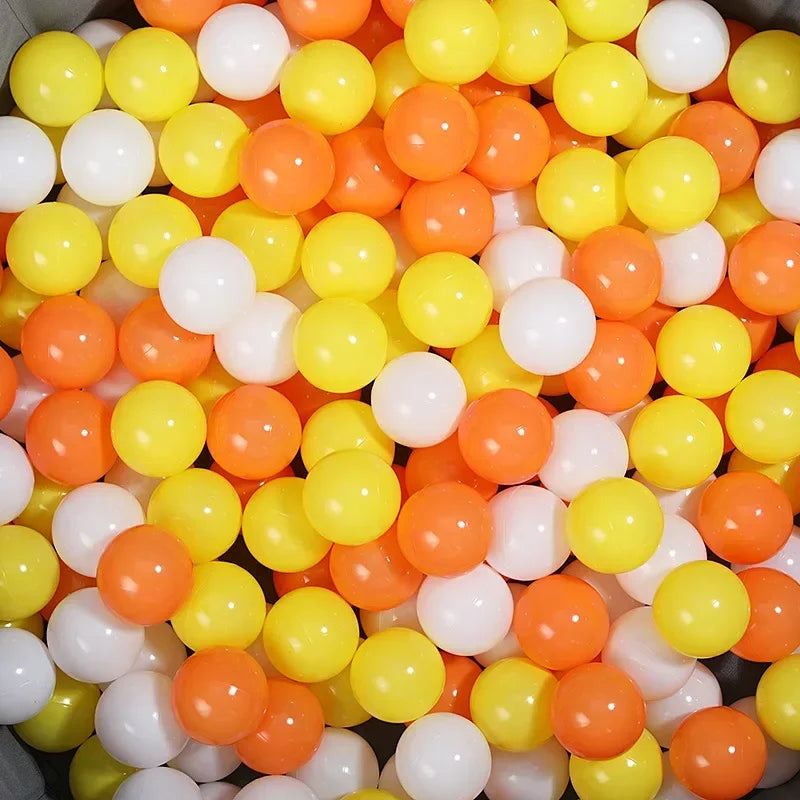 100-Piece Colorful Ball Pit Balls - Safe Plastic Play Balls for Kids
