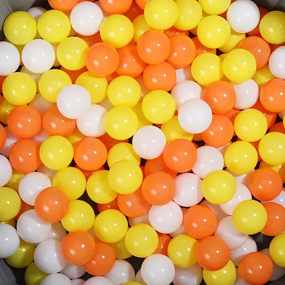 100-Piece Colorful Ball Pit Balls - Safe Plastic Play Balls for Kids