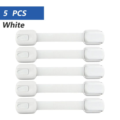 Multi-Use Baby Safety Locks — Cabinets, Drawers, Appliances & More (ABS + TPE, 3M Adhesive)