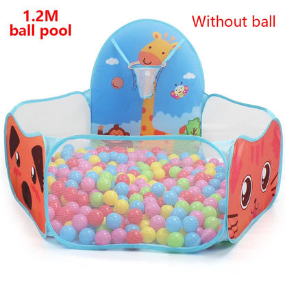 Foldable Kids Ball Pool Play Pen— Indoor/Outdoor (Balls Not Included)