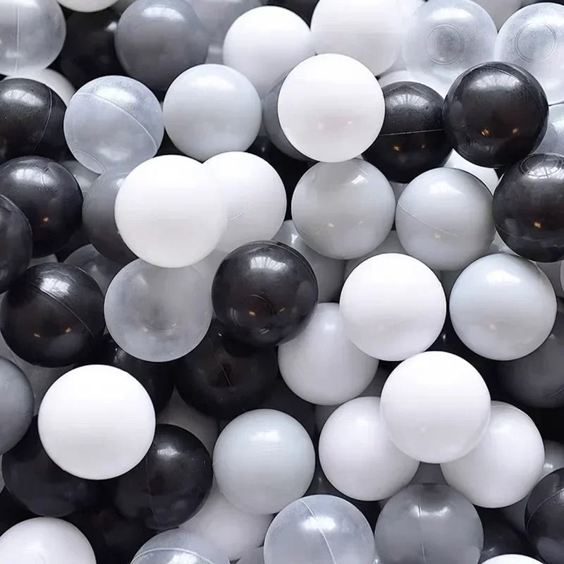 100-Piece Colorful Ball Pit Balls - Safe Plastic Play Balls for Kids