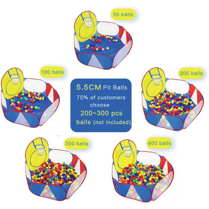 Foldable Kids Ball Pool Play Pen— Indoor/Outdoor (Balls Not Included)