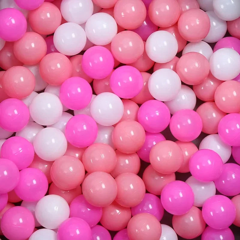 100-Piece Colorful Ball Pit Balls - Safe Plastic Play Balls for Kids