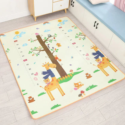 Double Sided Educational Baby Play Mat – Large Foldable Foam Activity Rug | 5 Sizes, Safe Crawling Carpet for Kids & Toddlers