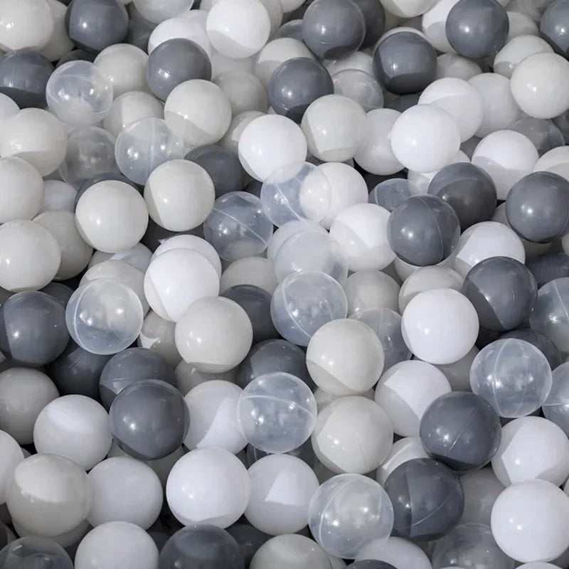 100-Piece Colorful Ball Pit Balls - Safe Plastic Play Balls for Kids
