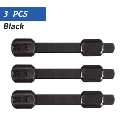 Multi-Use Baby Safety Locks — Cabinets, Drawers, Appliances & More (ABS + TPE, 3M Adhesive)