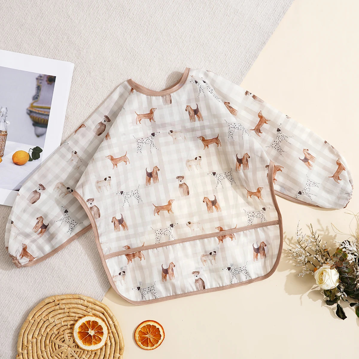 Long-Sleeve Mealtime Smock