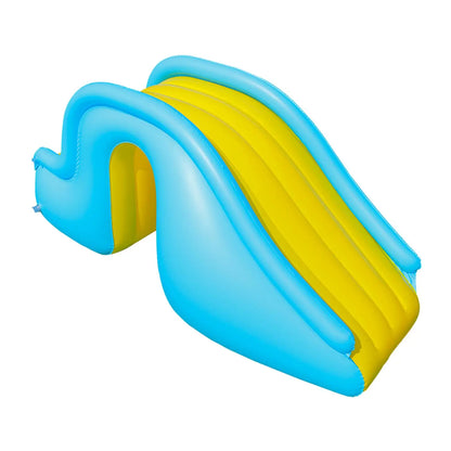 Inflatable Children's Ball Pool Slide Inflatable Pool Slide Strong Kids Slide for Outdoor Backyard above Ground Pool Garden