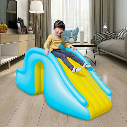 Inflatable Children's Ball Pool Slide Inflatable Pool Slide Strong Kids Slide for Outdoor Backyard above Ground Pool Garden