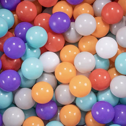 100-Piece Colorful Ball Pit Balls - Safe Plastic Play Balls for Kids
