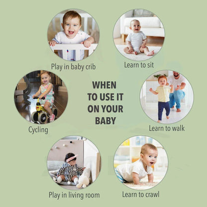 Baby Head Protector - Baby Helmet for Crawling Walking Running - No Bumps and Soft Cushion - Adjustable Protective Cap Infant Baby Safety Headguard - Toddler Helmets 6-12 Months 1-2 Years Old