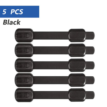 Multi-Use Baby Safety Locks — Cabinets, Drawers, Appliances & More (ABS + TPE, 3M Adhesive)