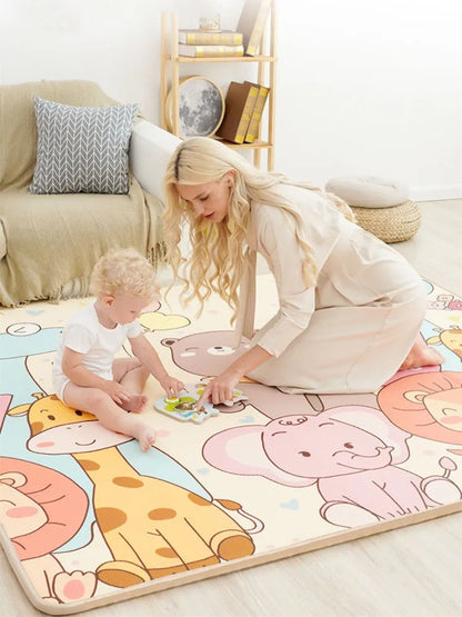 Double Sided Educational Baby Play Mat – Large Foldable Foam Activity Rug | 5 Sizes, Safe Crawling Carpet for Kids & Toddlers