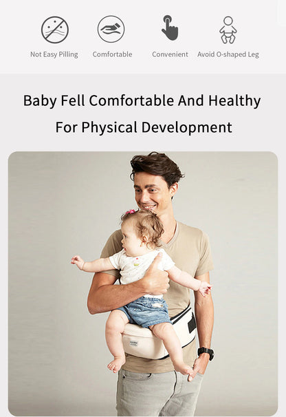 Baby Carrier Waist Stool with Hip Seat – Adjustable Sling & Backpack for Infants and Toddlers