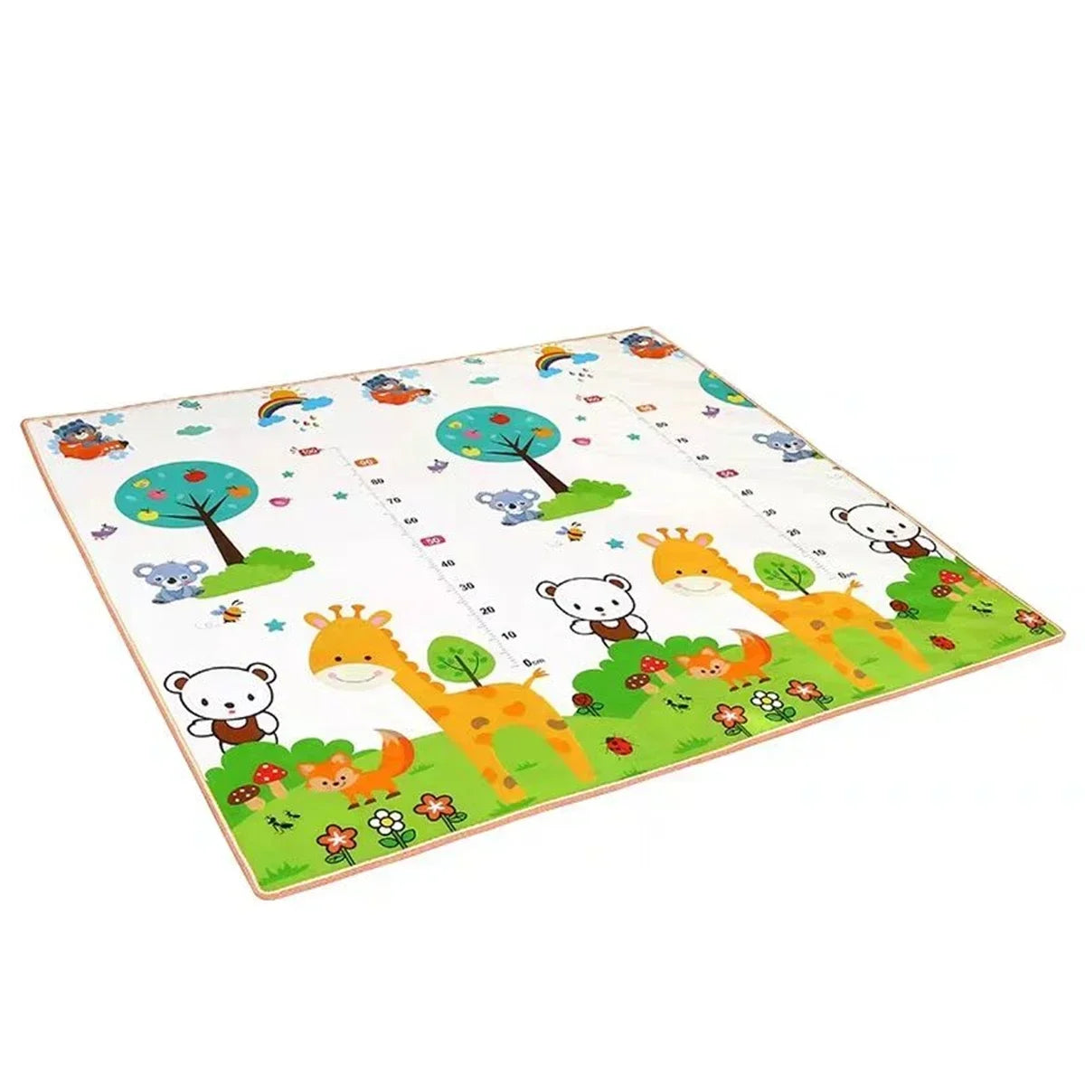 Double Sided Educational Baby Play Mat – Large Foldable Foam Activity Rug | 5 Sizes, Safe Crawling Carpet for Kids & Toddlers