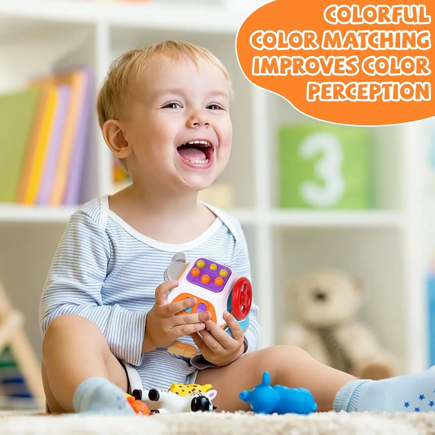 Montessori Sensory Cube Toys