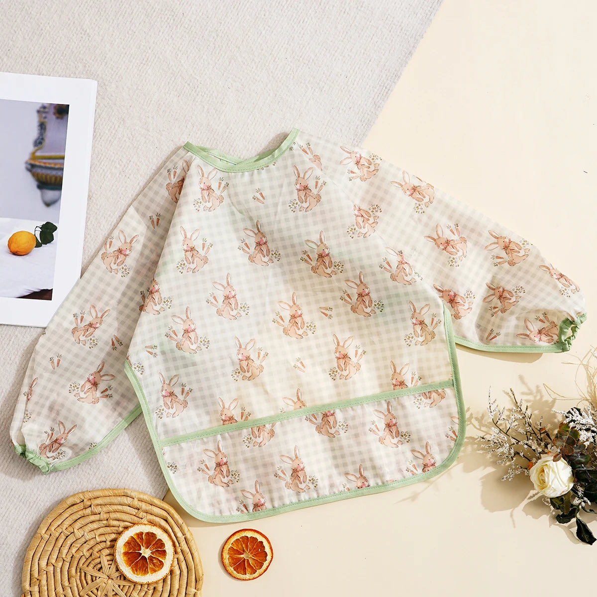 Long-Sleeve Mealtime Smock