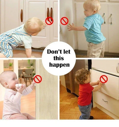 Magnetic Baby Safety Drawer Locks - No Drill Cabinet Protection
