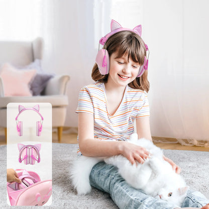 Cute Children Anti-Noise Earmuffs Noise Reduction Headphones