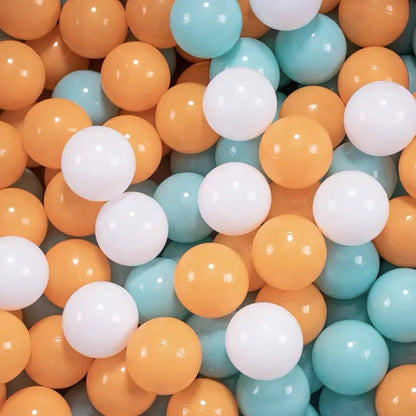 100-Piece Colorful Ball Pit Balls - Safe Plastic Play Balls for Kids