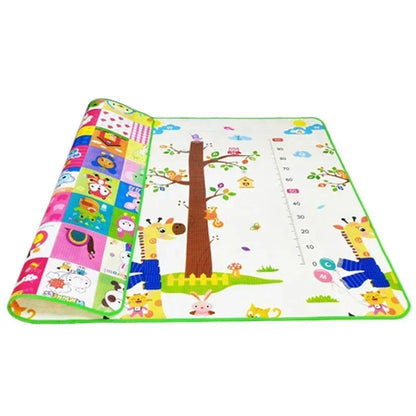 Double Sided Educational Baby Play Mat – Large Foldable Foam Activity Rug | 5 Sizes, Safe Crawling Carpet for Kids & Toddlers