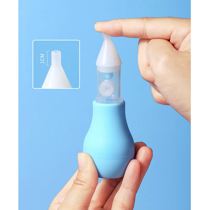 Manual Baby Nasal Aspirator (Syringe/Irrigator) — Soft Silicone Tip