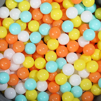 100-Piece Colorful Ball Pit Balls - Safe Plastic Play Balls for Kids