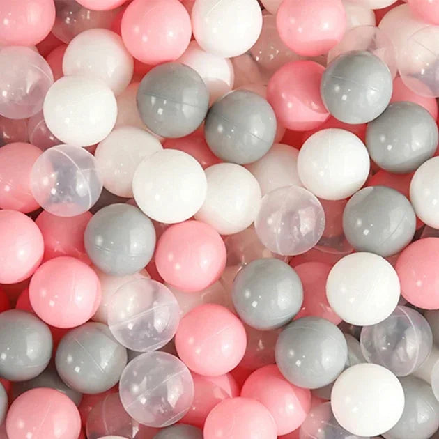 100-Piece Colorful Ball Pit Balls - Safe Plastic Play Balls for Kids