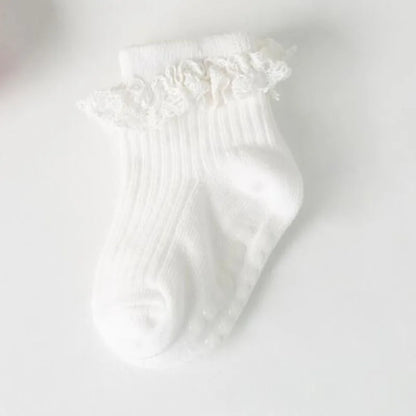 4 Pair new baby children's non-slip autumn winter cotton socks