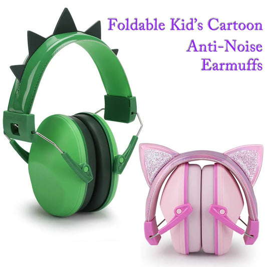 Cute Children Anti-Noise Earmuffs Noise Reduction Headphones