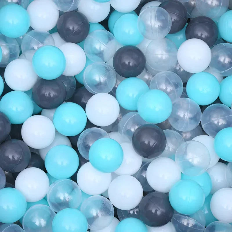 100-Piece Colorful Ball Pit Balls - Safe Plastic Play Balls for Kids