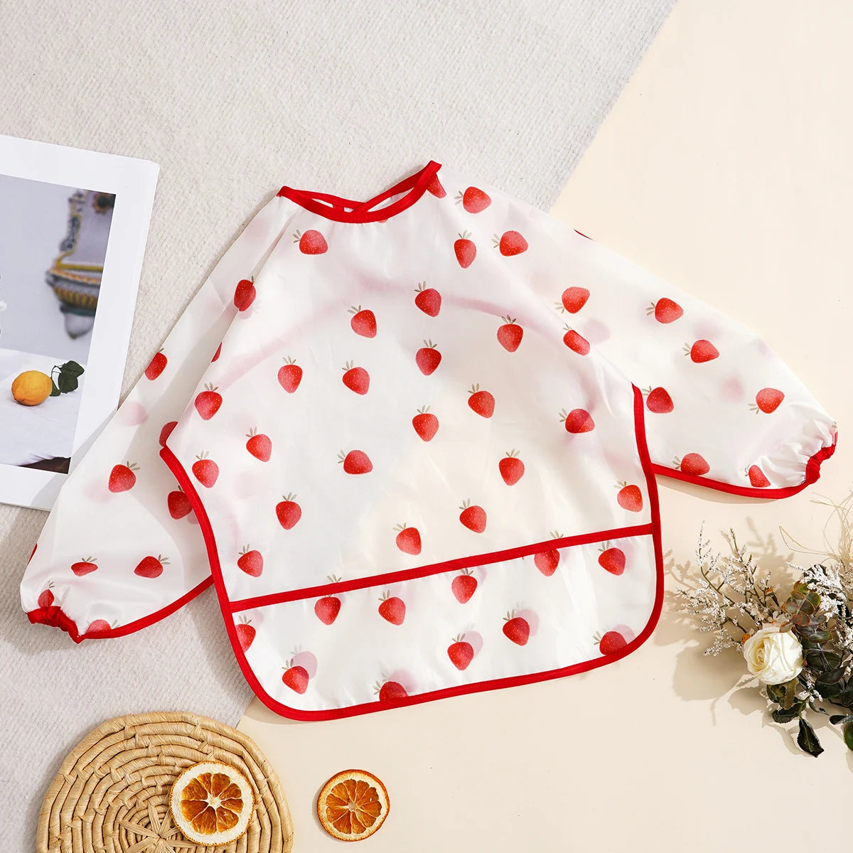 Long-Sleeve Mealtime Smock