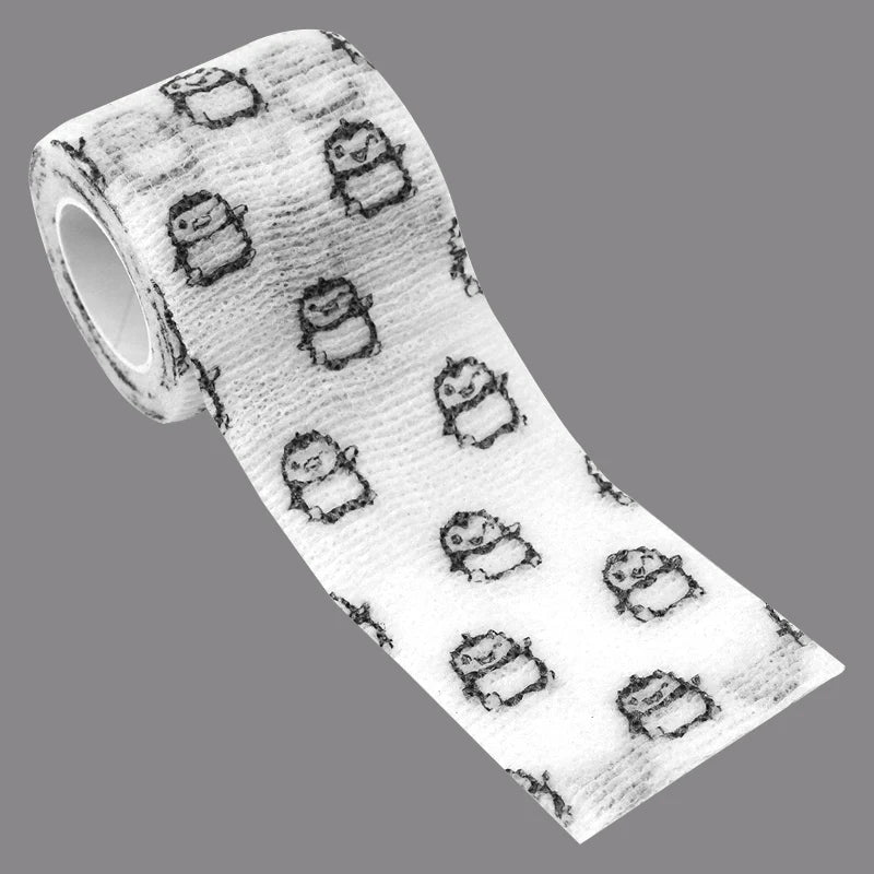 Animal Print Self-Adhesive Wrap for Kids — 2.5 cm / 5 cm (1.9 m roll, stretches to ~4.5 m)