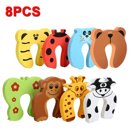 8-Pack Door Finger Pinch Guards - EVA Foam Safety Stoppers