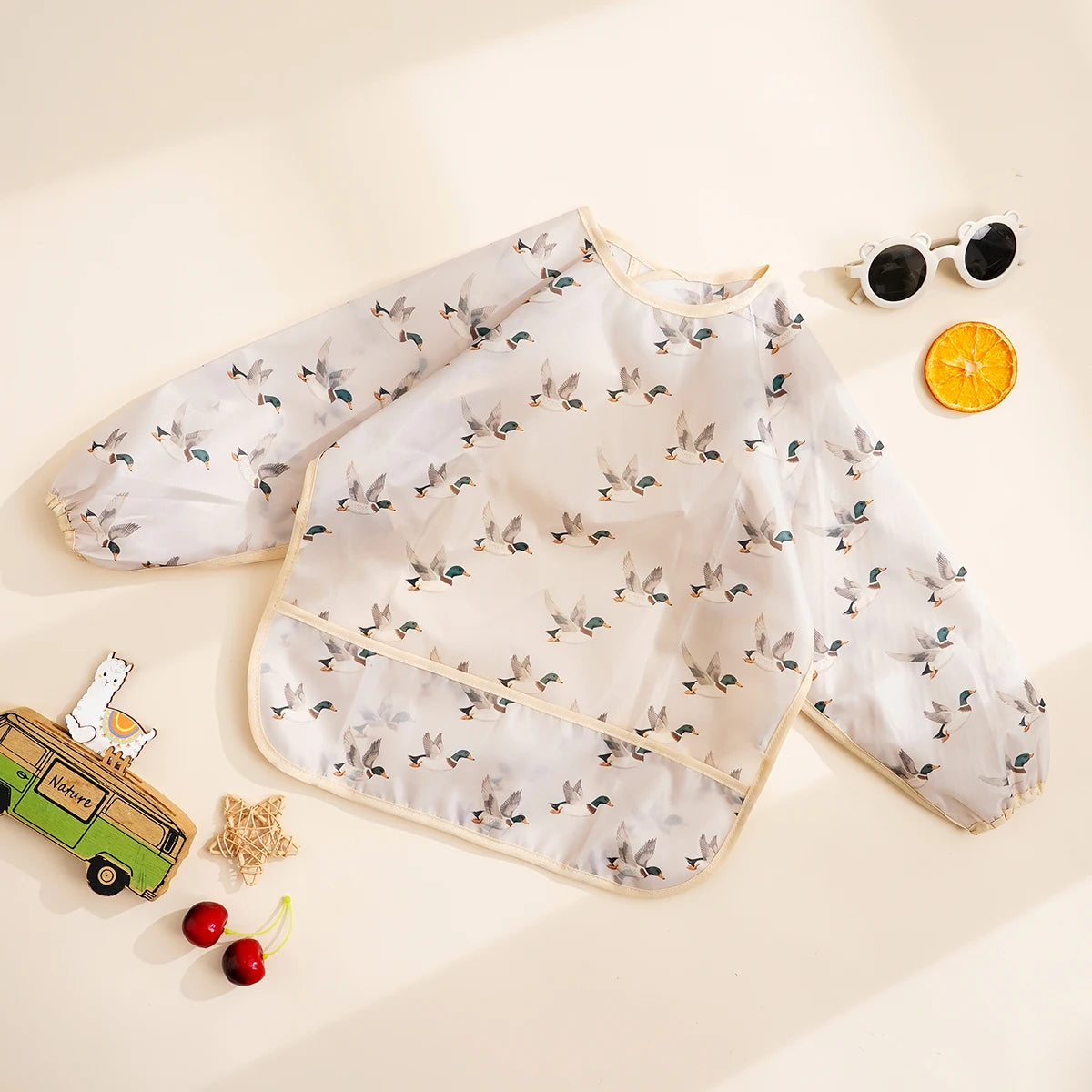 Long-Sleeve Mealtime Smock