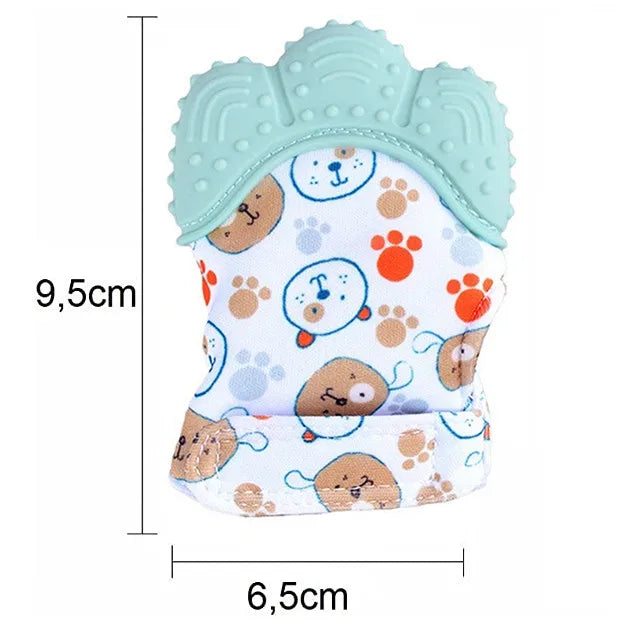 Baby Teether Cartoon Printed Children'S Gloves For Children And Babies Teethers Anti Eating Hand Teething Chewing Toy Baby Stuff
