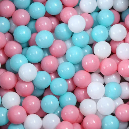 100-Piece Colorful Ball Pit Balls - Safe Plastic Play Balls for Kids