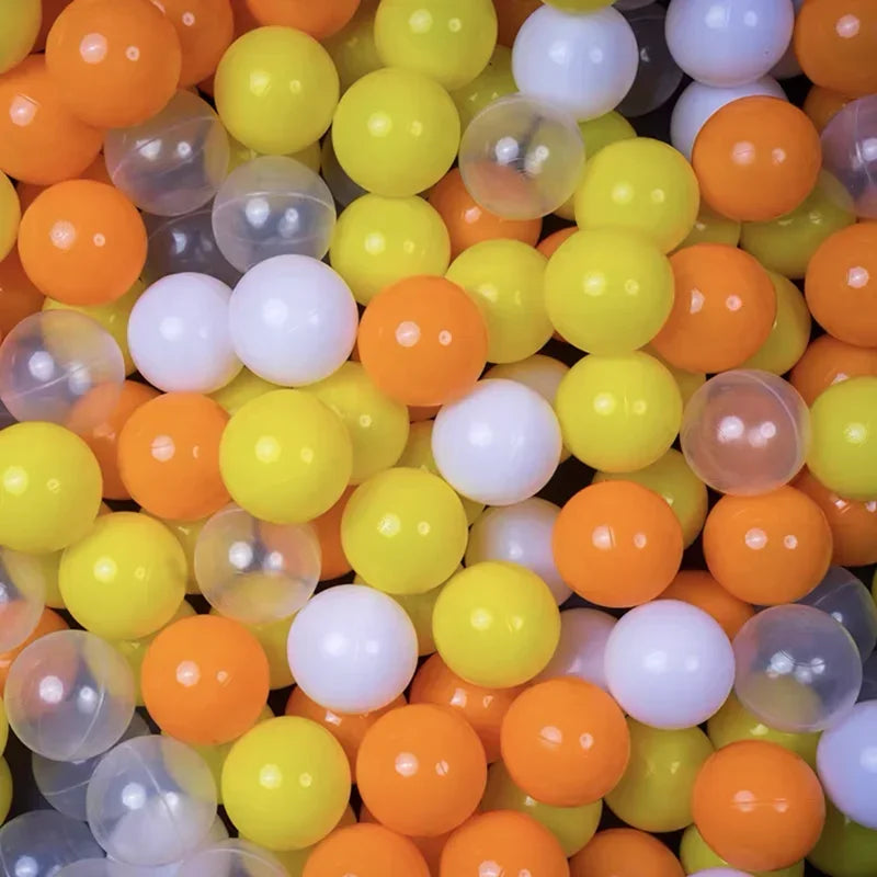 100-Piece Colorful Ball Pit Balls - Safe Plastic Play Balls for Kids