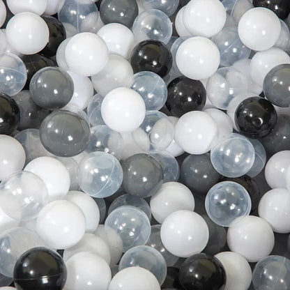 100-Piece Colorful Ball Pit Balls - Safe Plastic Play Balls for Kids