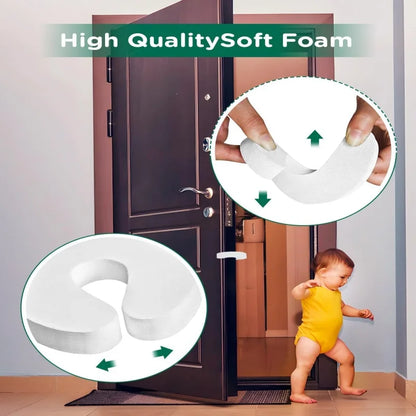 6-Pack Soft Foam Door Finger Guards - Baby Safety Protection