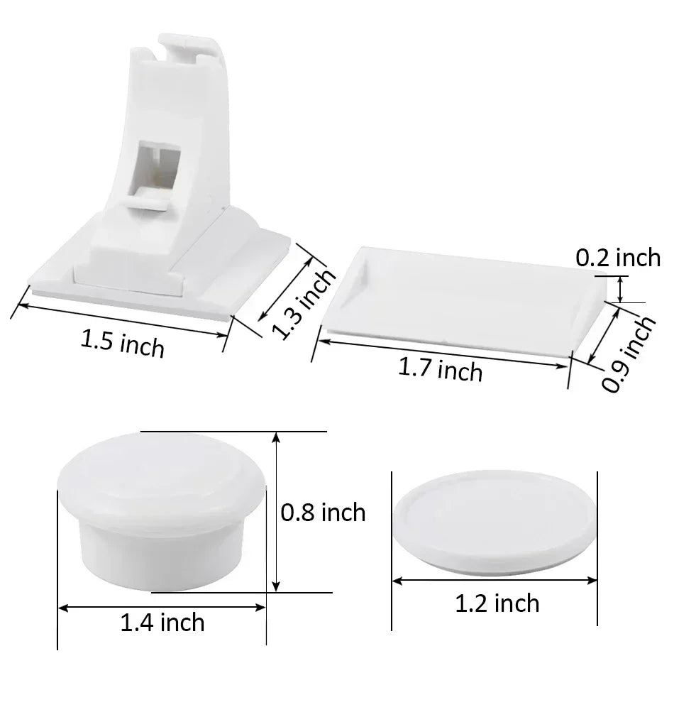Magnetic Baby Safety Drawer Locks - No Drill Cabinet Protection