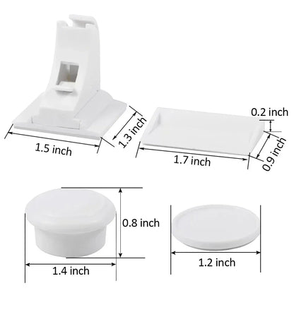 Magnetic Baby Safety Drawer Locks - No Drill Cabinet Protection