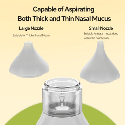 Electric Baby Nasal Aspirator (Rechargeable) — 9 Levels, Anti-Backwash