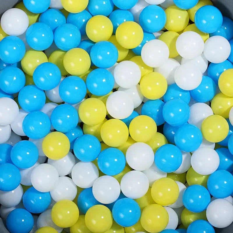 100-Piece Colorful Ball Pit Balls - Safe Plastic Play Balls for Kids
