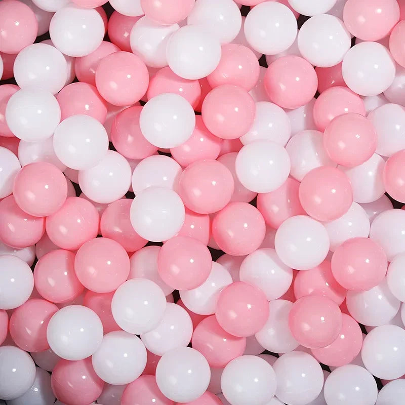 100-Piece Colorful Ball Pit Balls - Safe Plastic Play Balls for Kids