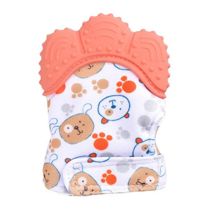 Baby Teether Cartoon Printed Children'S Gloves For Children And Babies Teethers Anti Eating Hand Teething Chewing Toy Baby Stuff