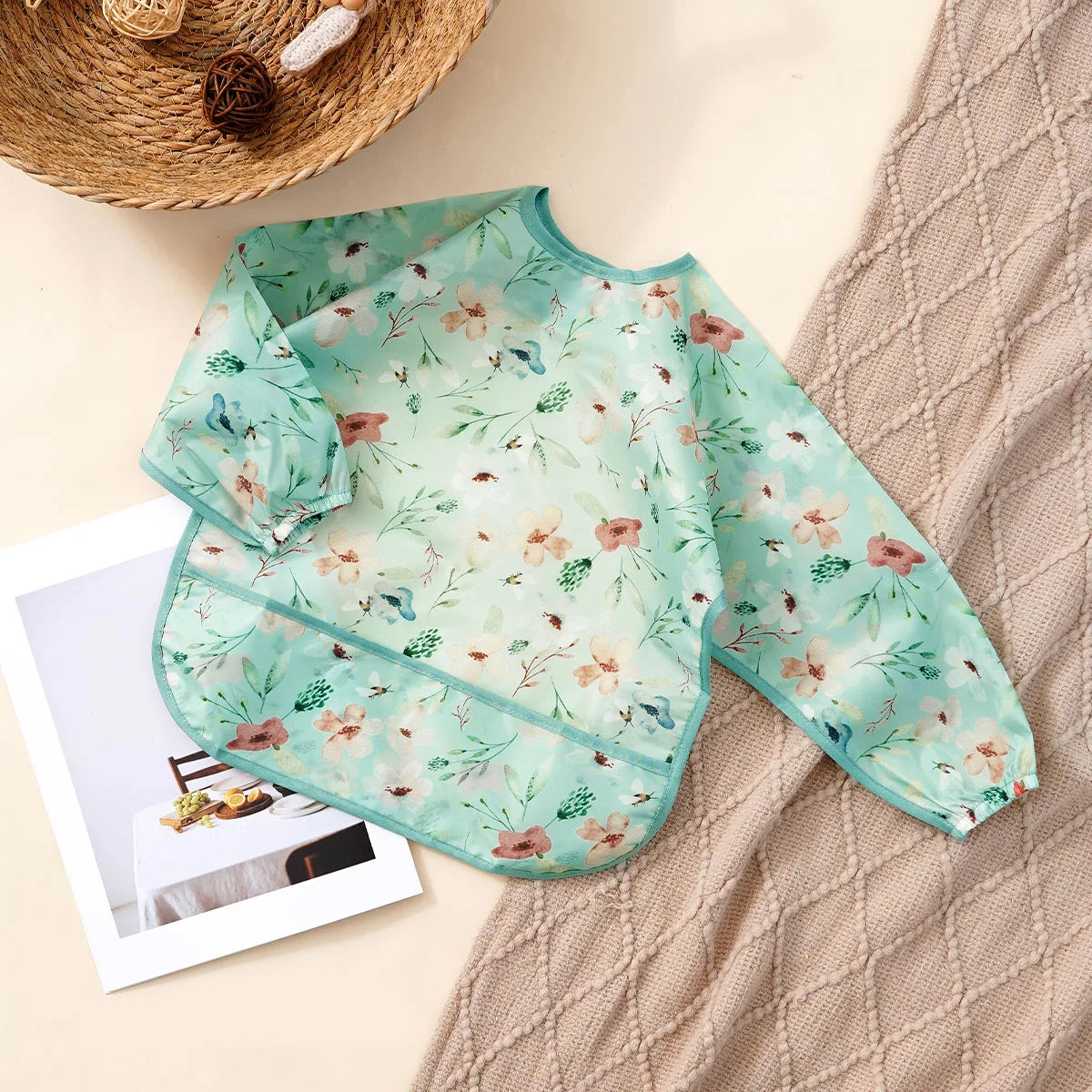 Long-Sleeve Mealtime Smock